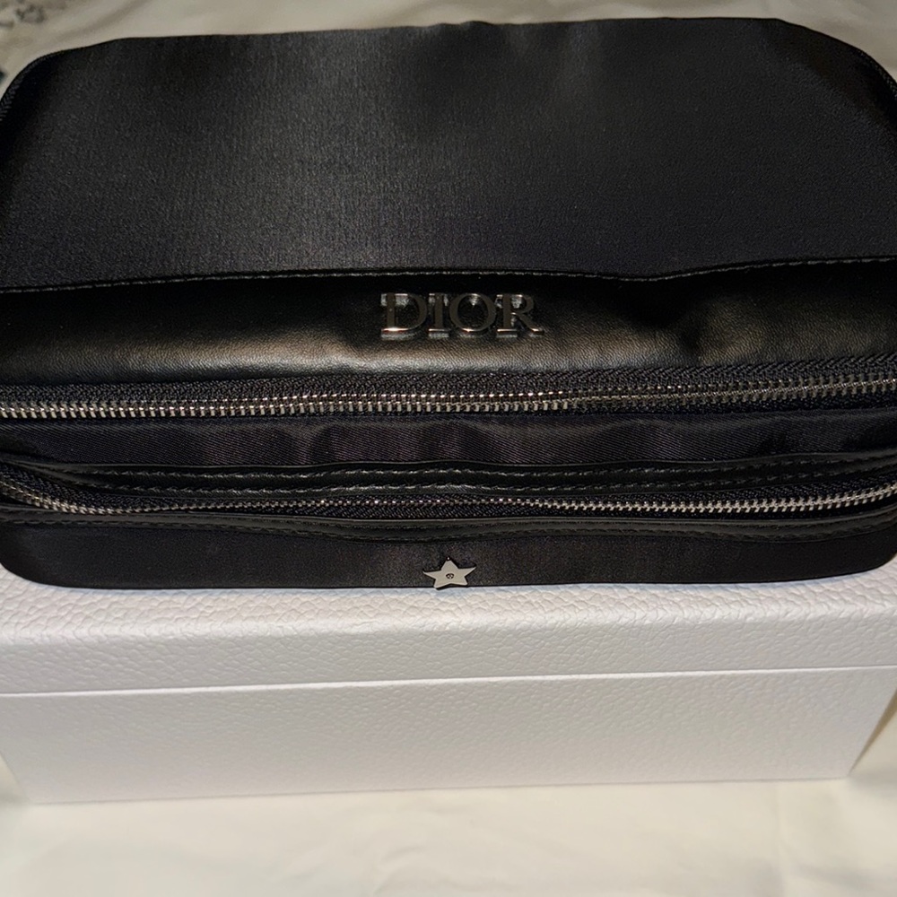New Dior Beauty Black Makeup Bag